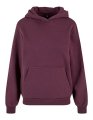 Dames Hoodie Build Your Brand Fluffy BY289 Plum Purple